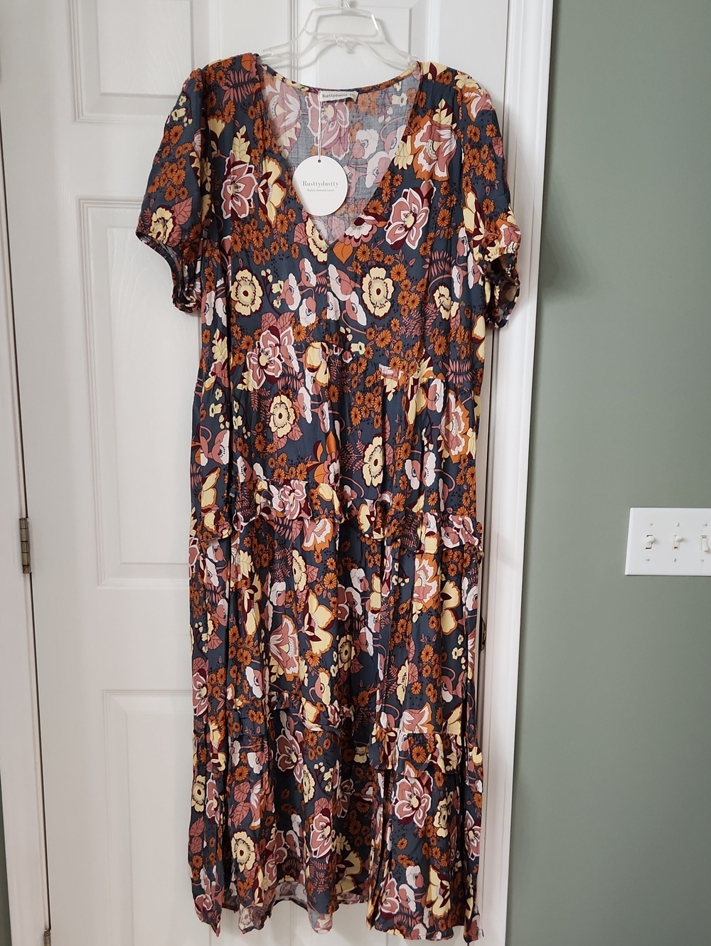 Floral Tiered Maxi Dress
